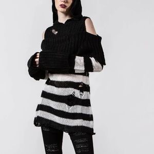 Killstar - Hooded Oversized Sweater